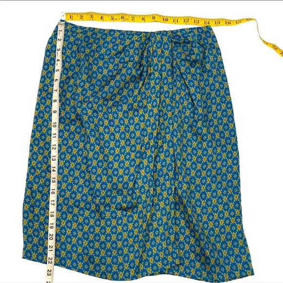 Vintage Skirt Blouse Set Silk 12P 12 Petite Fall 2 piece 80s 90s Elegant Classic - Picture 15 of 16